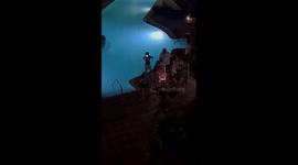 Two Women Get Pushed Into the Pool