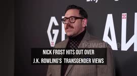 Nick Frost hits out over J.K. Rowling's transgender views