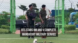 BTS stars RM and V complete mandatory military service