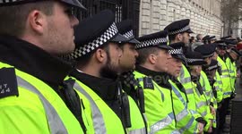 ARCHIVE - Cameron Resign Protest, London, General Scenes (4K)