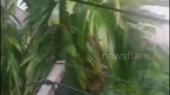 Bad weather in Mentawai, West Sumatra, Indonesia, triggers flooding