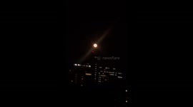 Strawberry Moon: Lowest Full Moon in Decades