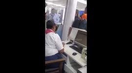 Nigerian senator locks airport door after he misses flight