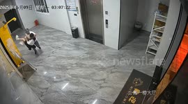 Man in Helmet Assaults Woman in Apartment Elevator Lobby — Suspect in Custody