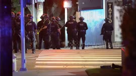 US, Bakersfield: Los Angeles ICE Protests Day 7 LAPD Disperses Crowd Of Protesters