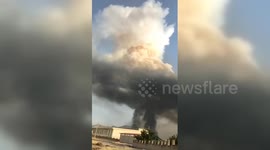 Iran: Cloud Erupts Over Iran Missile Base After Israel Attack