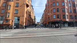 Finland: Peaceful Pro-Palestine Demonstration in Central Helsinki, Finland