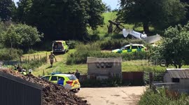 Plane/Light aircraft crash weymouth