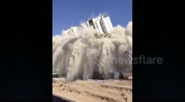 Skyscraper in China demolished in bid to conserve ancient city