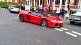 Supercar gets a parking ticket