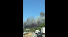Feu violent du côté de Marseille ... https://t.co/Z3nSsgyrJG