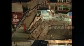 Three residential buildings collapse in southern China