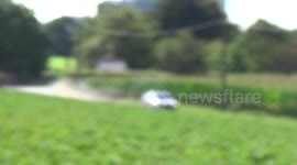 Mitsubishi went off road , Rally Staden