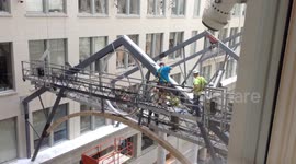 Construction of Historic Curtis Center of Philadelphia