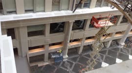 Construction of Historic Curtis Center in Philadelphia