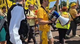 Not My King’ Protesters Heckled by Royal Supporters at Trooping the Colour