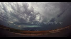 Developing Tornadic Supercell Northwest of El Reno, Oklahoma