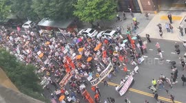 Thousands Rally in D.C. on Trump’s Birthday in “No Kings” Protest Against Authoritarianism