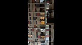 Neighbors Rehearsing for Wedding Dance