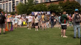 NO KINGS Day in Charlotte NC on July 14, 2025,  Nearly 2 million people nationa wide joined into the protest.