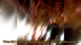 A chaotic arrest, captured on Xmas Eve, at a steak restaurant in California.  Includes subtitles.