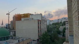 Iran: CMG reporter witnesses Iranian state broadcaster building hit by Israeli airstrike