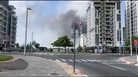 Israel: Possible direct impact by a missile on a high-rise residential structure in Tel-Aviv