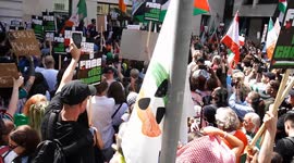 Controversial Irish rap group Kneecap leaves Westminster magistrates to hundreds of cheering pro-Palestine supporters