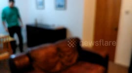 Broken back trying to be cool.