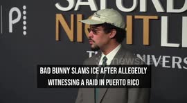 Bad Bunny slams ICE after allegedly witnessing a raid in Puerto Rico