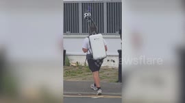 Pedestrian Apple Maps camera spotted getting panoramic views in Leeds