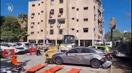 Israel: Crash scene in the Holon area