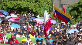 Venezuela: Massive peace march held in Venezuela over war in Middle East