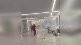 Hospital in Israel damaged by Iranian missile strike