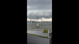 Lightning over the skyline—A storm timelapse from NYC