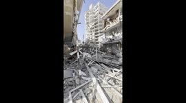 Inside the Aftermath: Rare Footage of Ballistic Missile Strike in Bat Yam, Israel