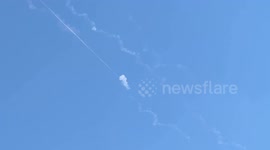 Iranian missiles seen over West Bank’s Bethlehem