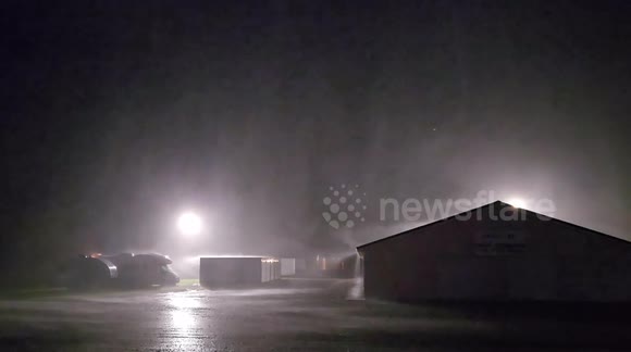 Intense Winds Hit North Dakota
