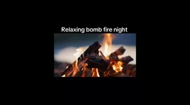 Relaxing bomb fire video