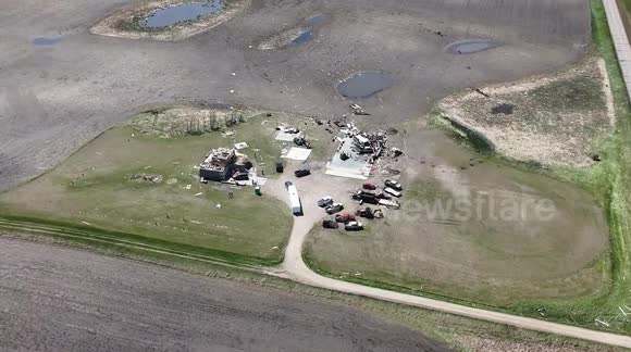 Tornado Damage In North Dakota