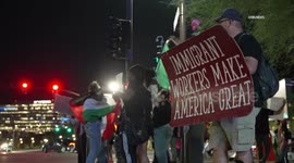 US, Phoenix: Tempe ICE Protestors Gather Downtown