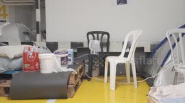 Israel: Tel Aviv residents take shelter at underground parking lot amid escalating conflict