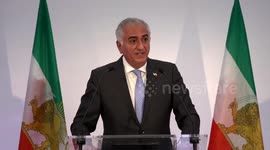 France: Son of deposed Iranian Shah Mohammad Reza Pahlavi addresses media questions (2)