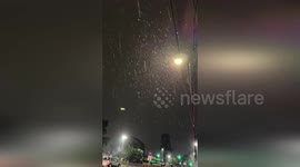 Argentina: Snow Falls In San Miguel As Rare Weather Hits Buenos Aires Province