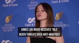 Aimee Lou Wood receives 'vile' death threats over anti-war post