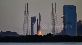 A United Launch Alliance (ULA) Atlas V rocket launches from Space Launch Complex-41 (SLC-41)