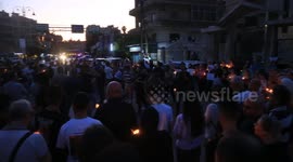Syria: Syrians hold solidarity rally in Aleppo after church attack