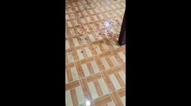 Fish enter home during floods in Myanmar