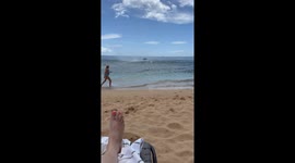 Lazy beach day takes a wild turn: Microburst hits Ka’anapali, sends umbrellas flying