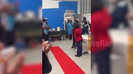 NHS nurse, 70, gets surprise retirement party after 27 years of service